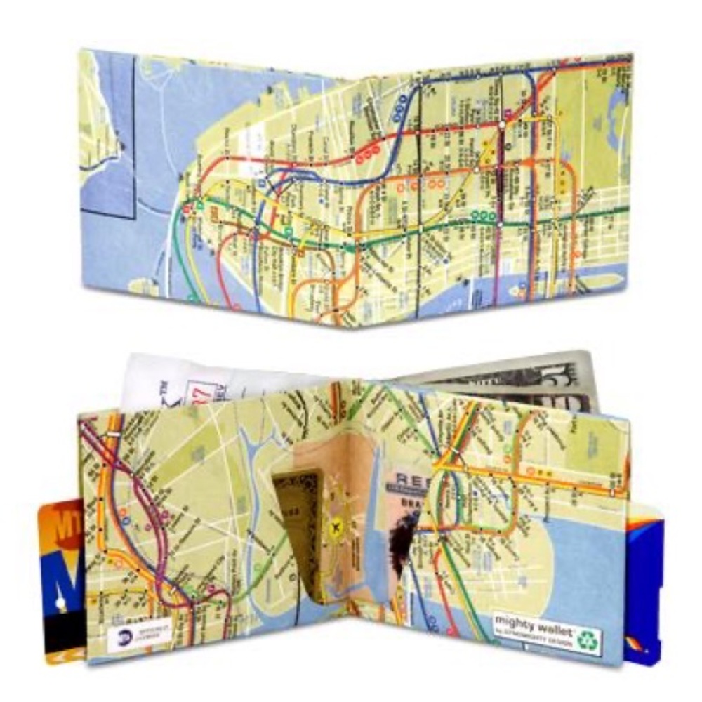 NYC Subway Map Mighty Wallet MTA Tyvek